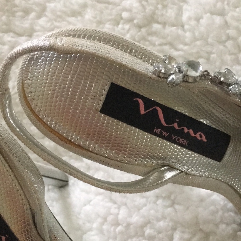 Nina Rhinestone Heels - Picture 4 of 7